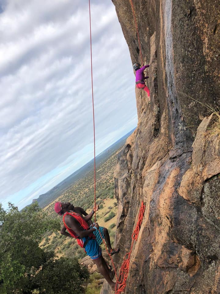 Rock climbing