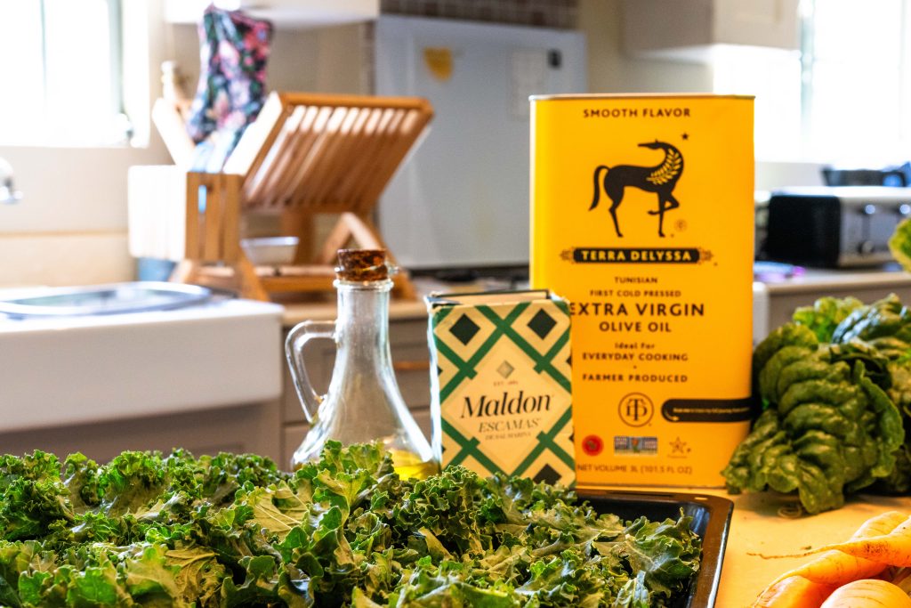 Curly kale recipe ingredients